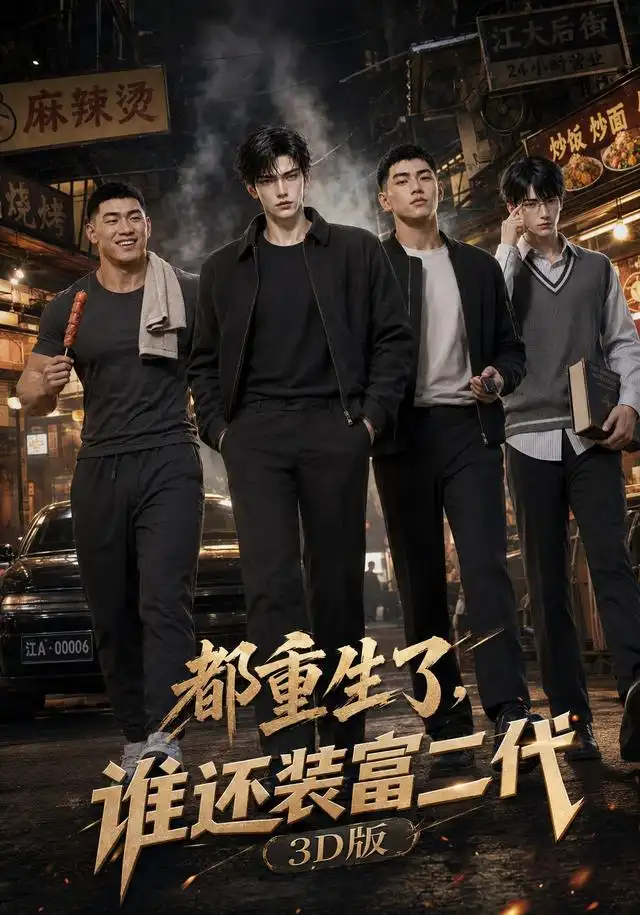 《都重生了，谁还装富二代3D版（99集）（夸克网盘）》短剧封面