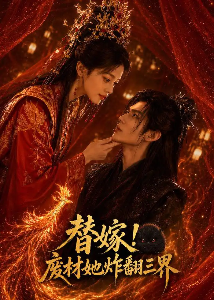 《替嫁!废材她炸翻三界(61集)(夸克网盘)》短剧封面