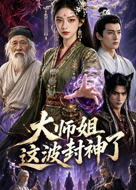 《大师姐这波封神了（52集）（百度网盘）》短剧封面