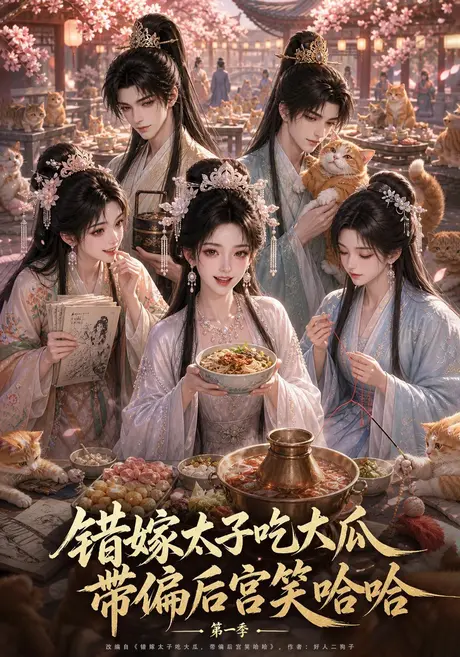 《错嫁太子吃大瓜，带偏后宫笑哈哈第一季（138集）（百度网盘）》短剧封面