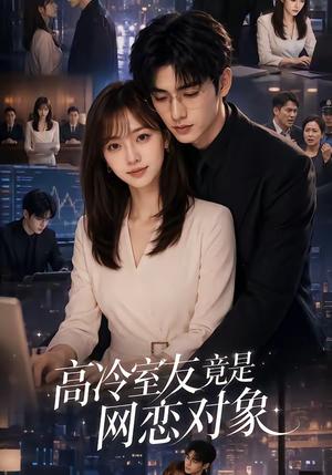 《高冷室友竟是网恋对象（54集）（夸克网盘）》短剧封面