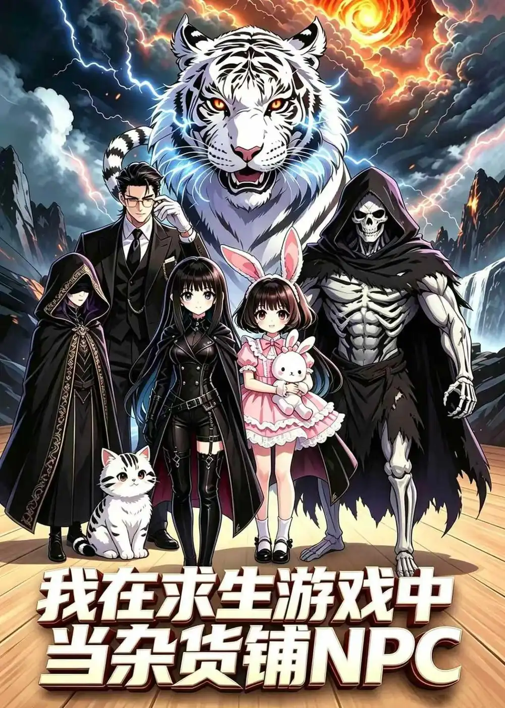 《我在求生游戏中当杂货铺NPC（36集）漫剧 (2026)》短剧封面