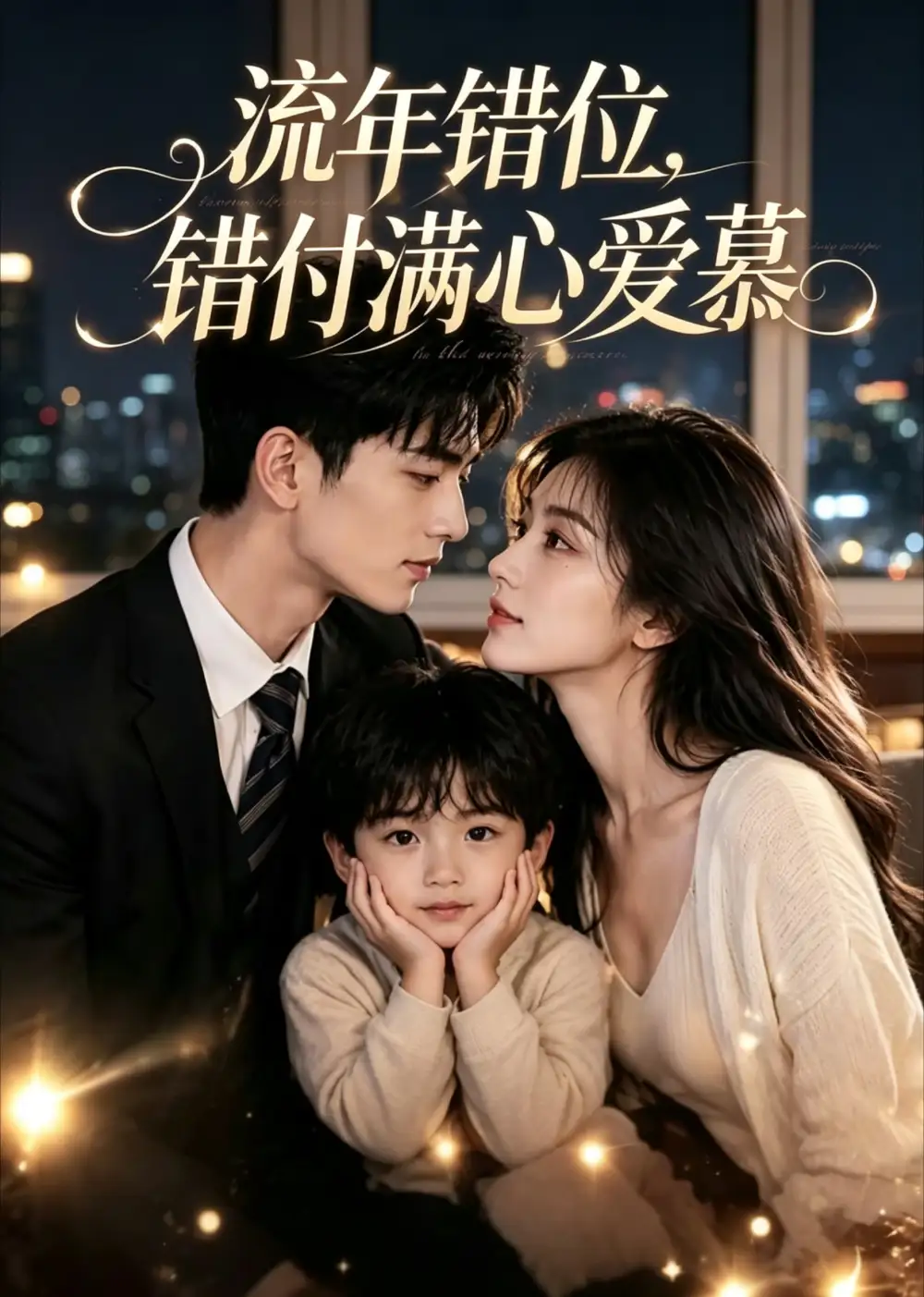 《流年错位，错付满心爱慕（80集）AI短剧 (2026)》短剧封面