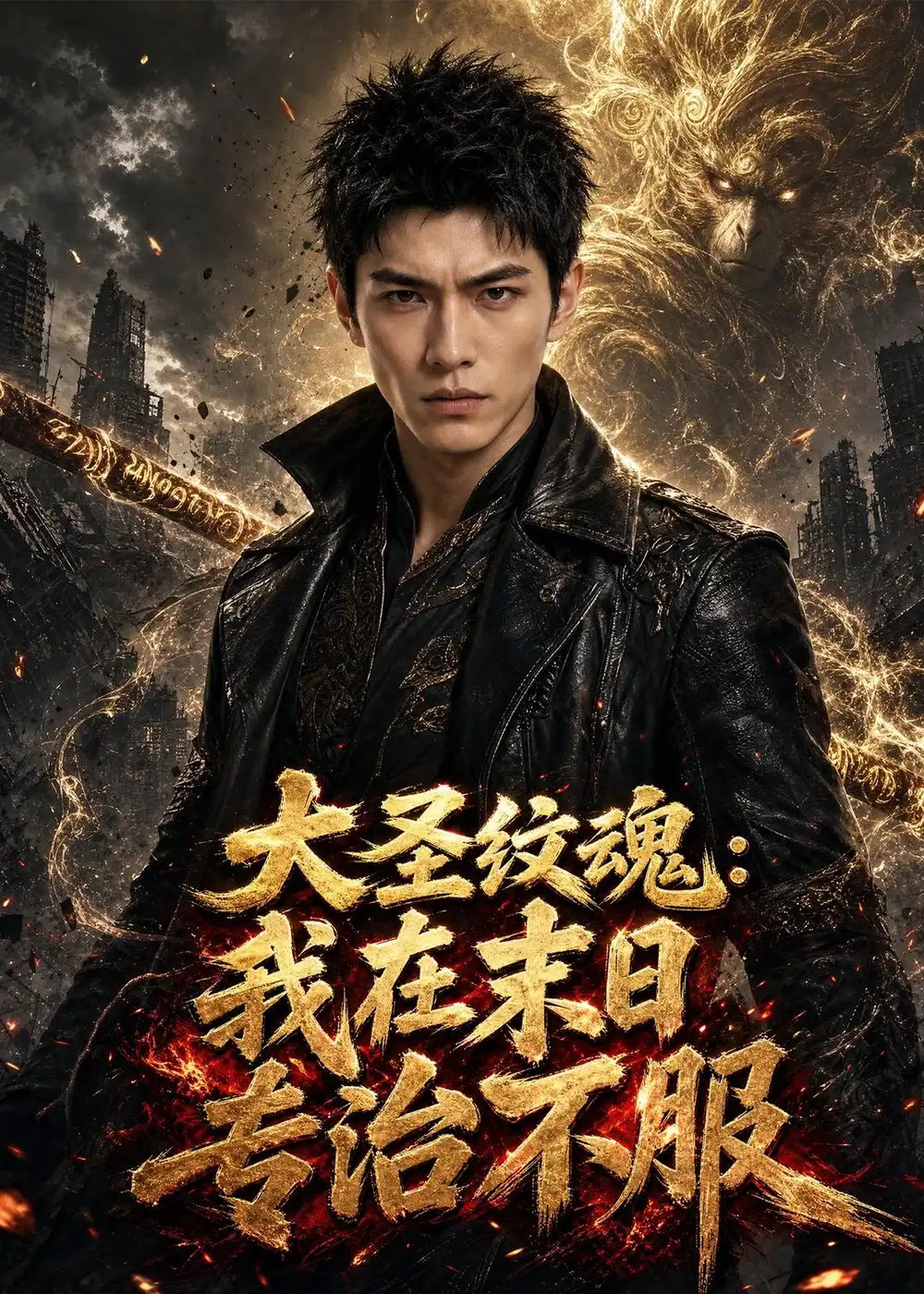 《大圣纹魂：我在末日专治不服（62集）AI短剧（夸克网盘）》短剧封面