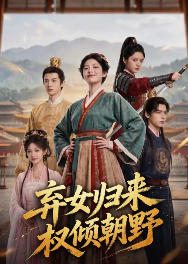 《弃女归来，权倾朝野（45集）AI短剧》短剧封面