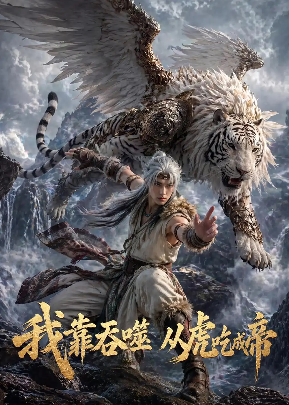 《我靠吞噬,从虎吃成帝(78集)Ai短剧(夸克网盘)》短剧封面
