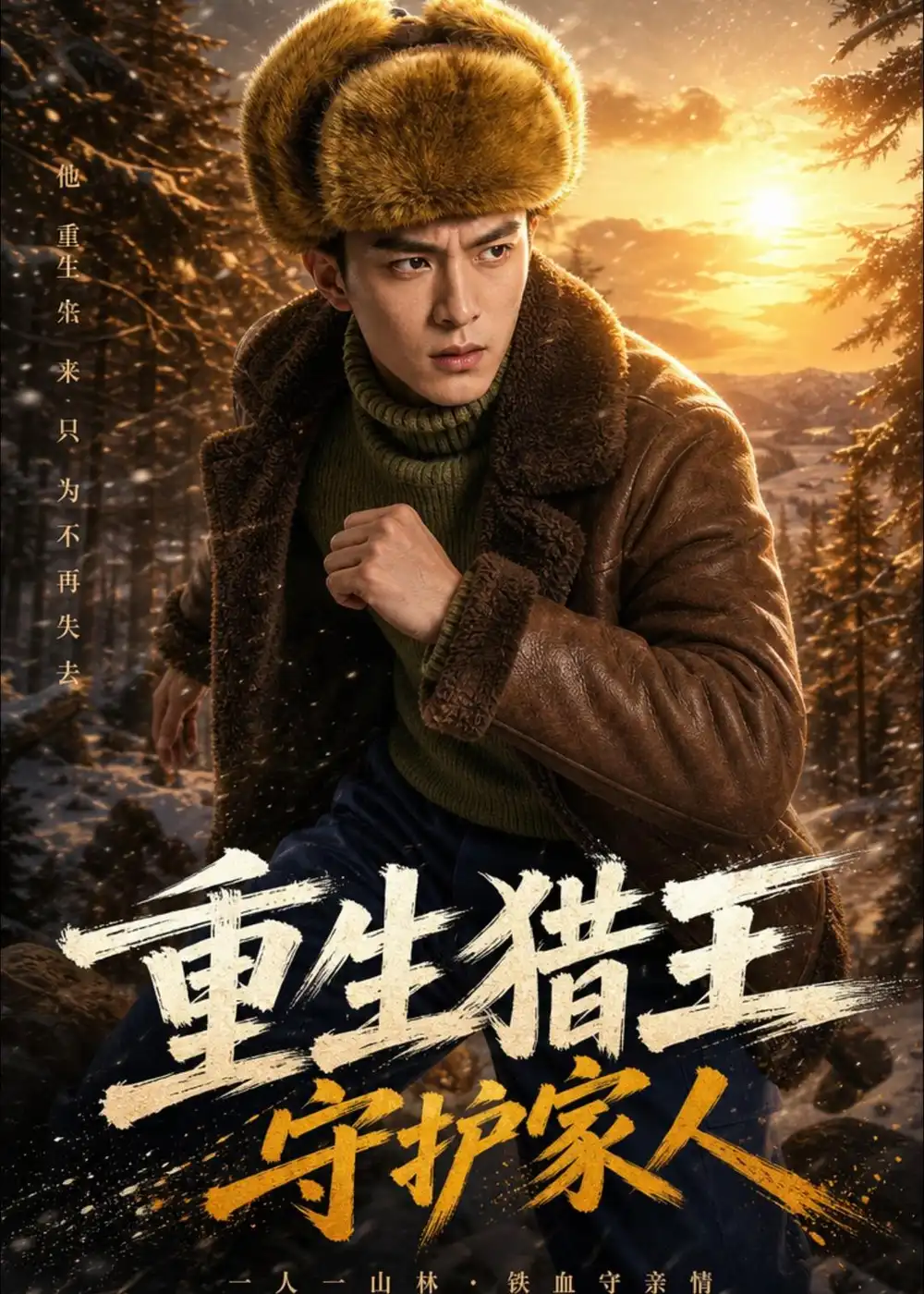 《重生猎王守护家人（81集）（夸克网盘）》短剧封面
