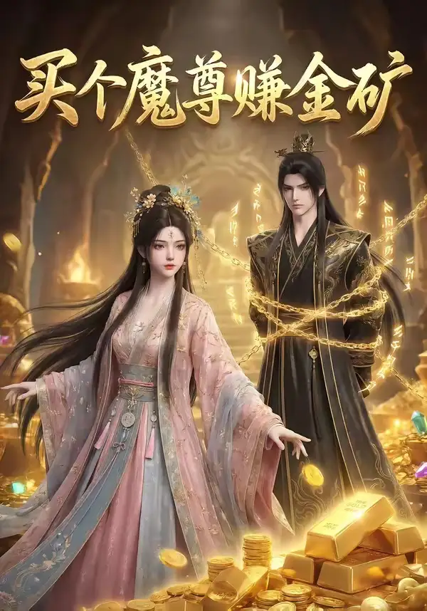 《买个魔尊赚金矿(46集)AI短剧 (2026)》短剧封面