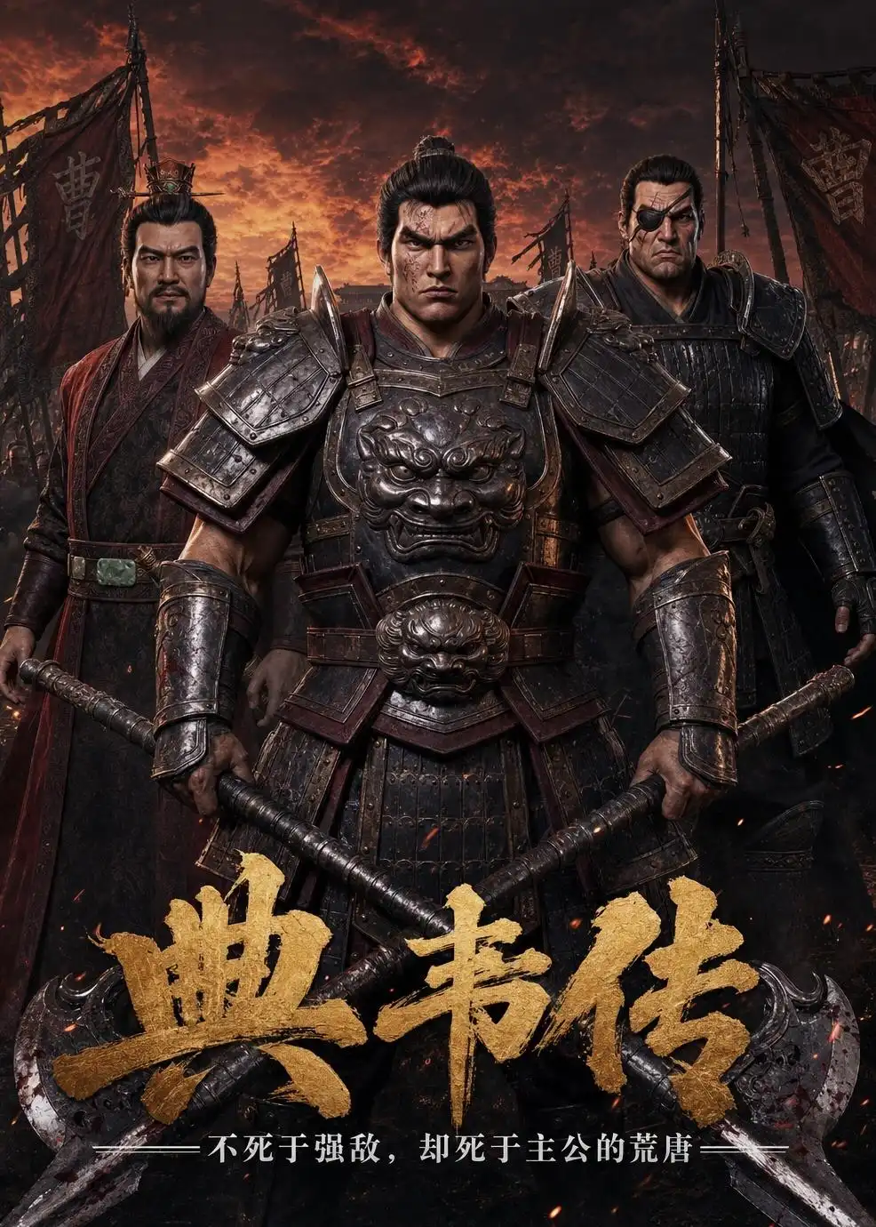 《典韦传:不死于强敌,却死于主公的荒唐(40集)漫剧 (2026)》短剧封面