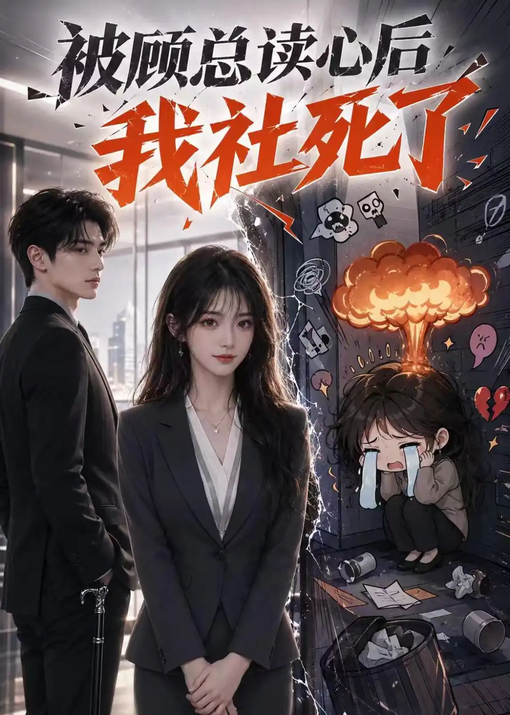 《被顾总读心后,我社死了(61集)(夸克网盘)》短剧封面