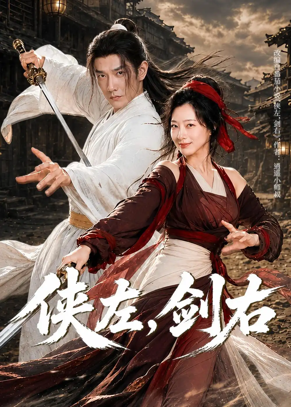 《侠左，剑右（77集）黄涛&章滢（夸克网盘）》短剧封面