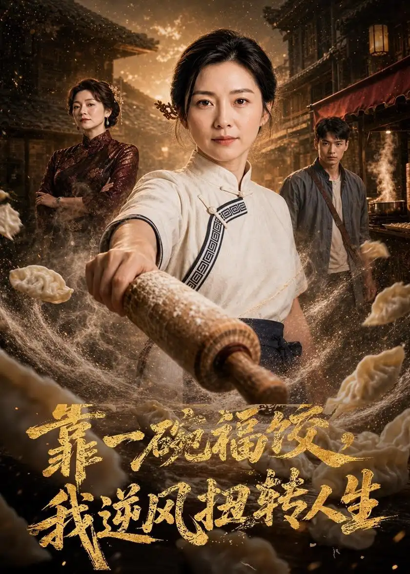 《靠一碗福饺，我逆风扭转人生（47集） AI短剧（夸克网盘）》短剧封面