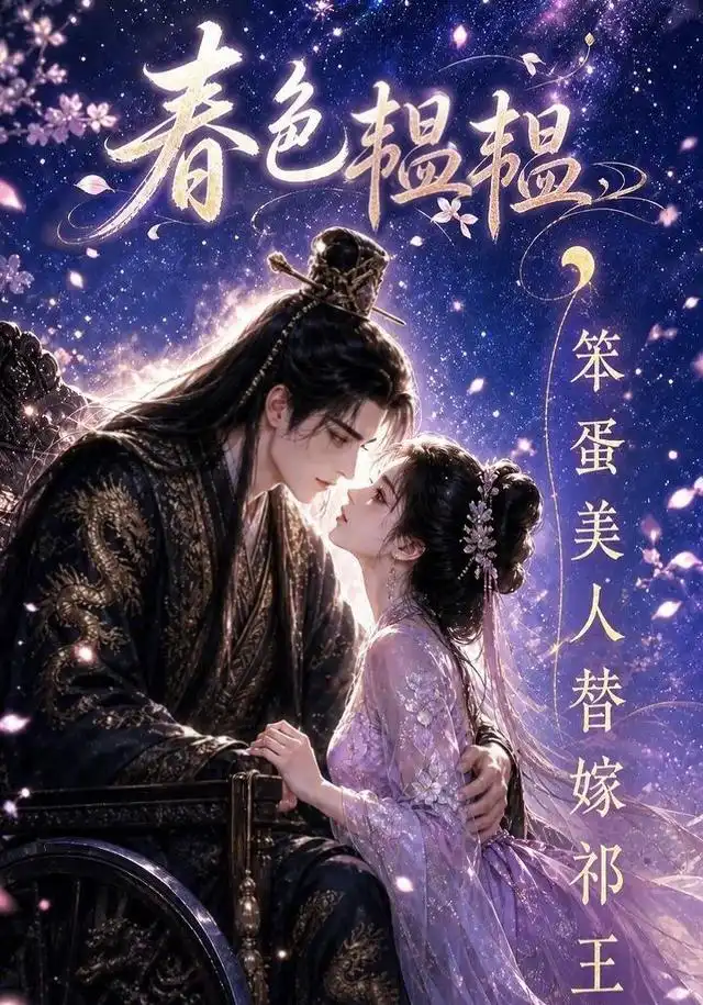 《春色韫韫，笨蛋美人替嫁祁王（91集）（夸克网盘）》短剧封面