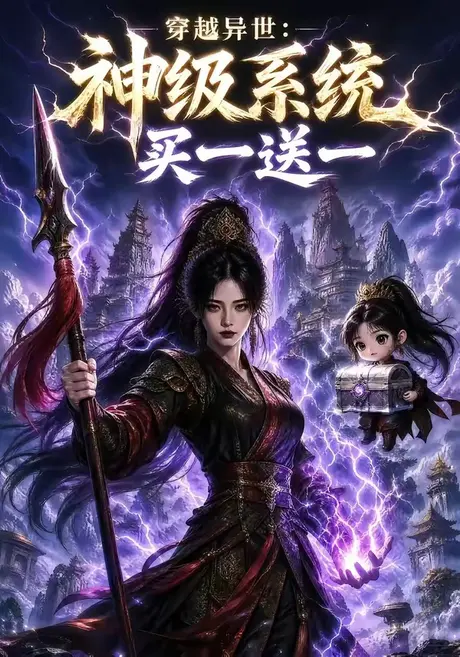 《穿越异世:神级系统买一送一(11集)(夸克网盘)》短剧封面