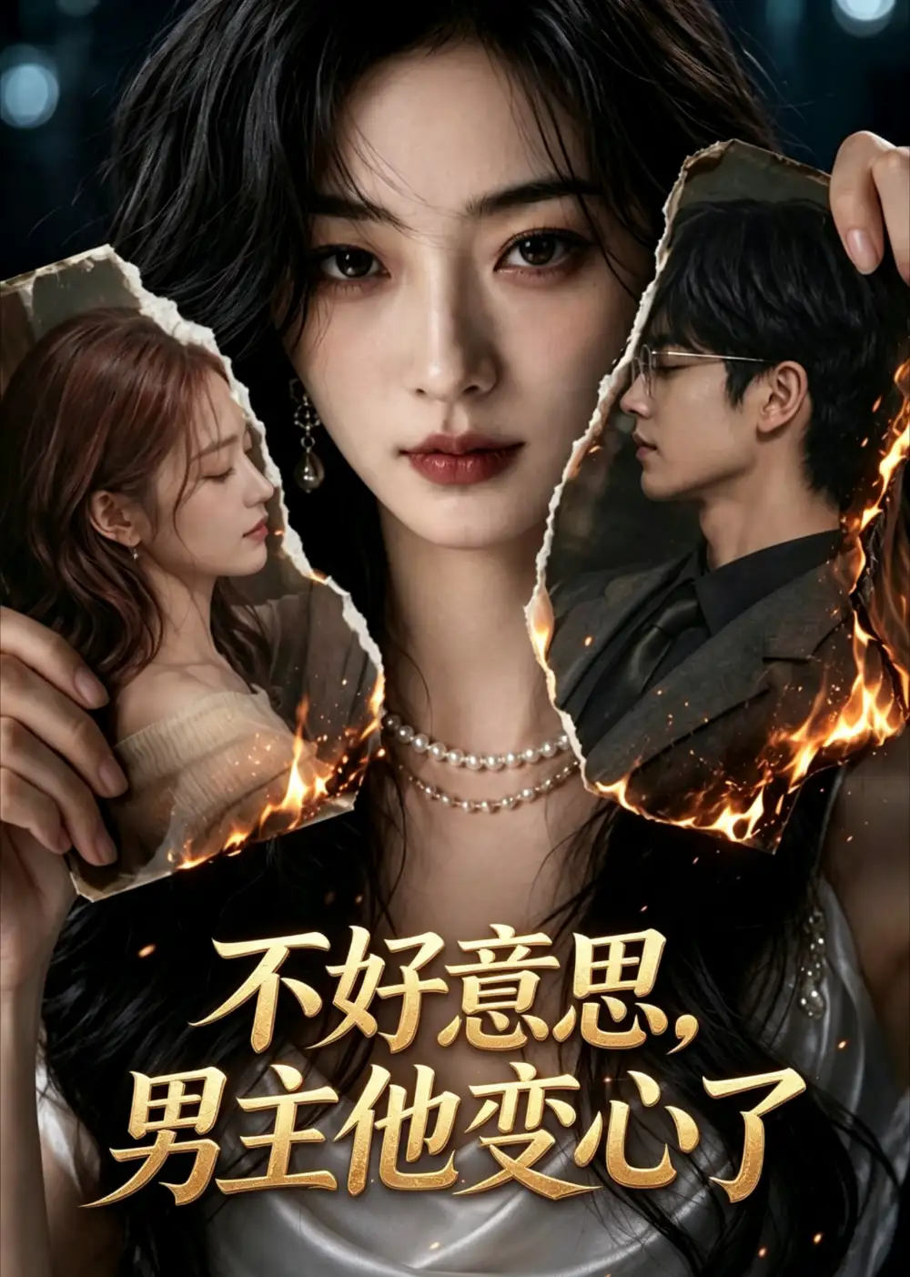 《不好意思，男主他变心了（35集）（夸克网盘）》短剧封面