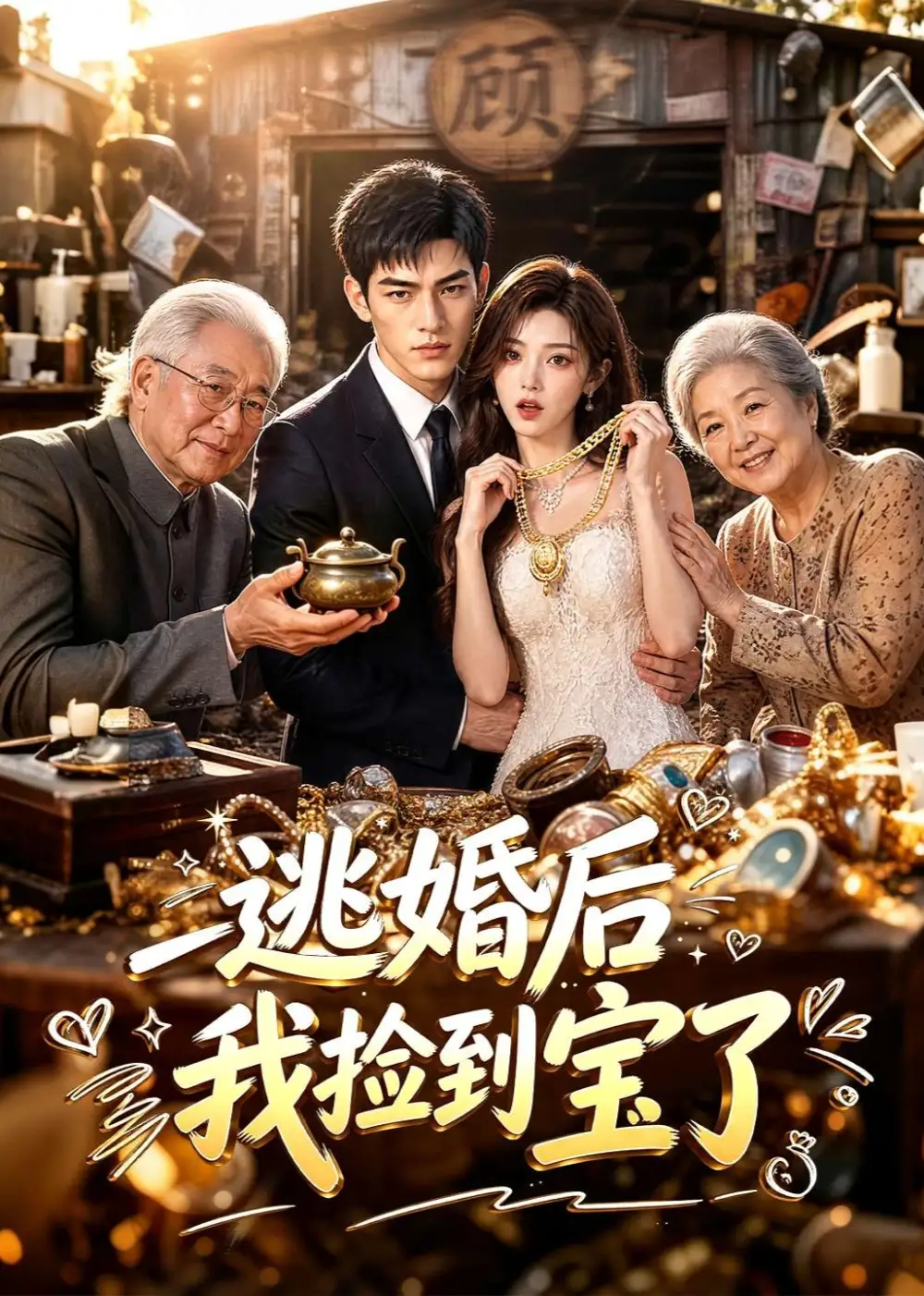 《逃婚后我捡到宝了（35集）（夸克网盘）》短剧封面