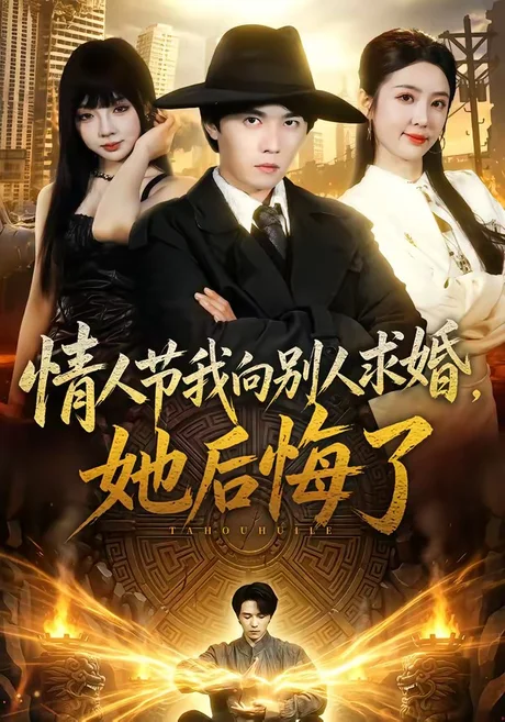 《情人节我向别人求婚，她后悔了（94集）高凯＆乔仙童（百度网盘）》短剧封面