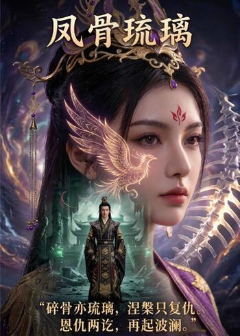 《凤骨琉璃（61集）Ai短剧（百度网盘）》短剧封面