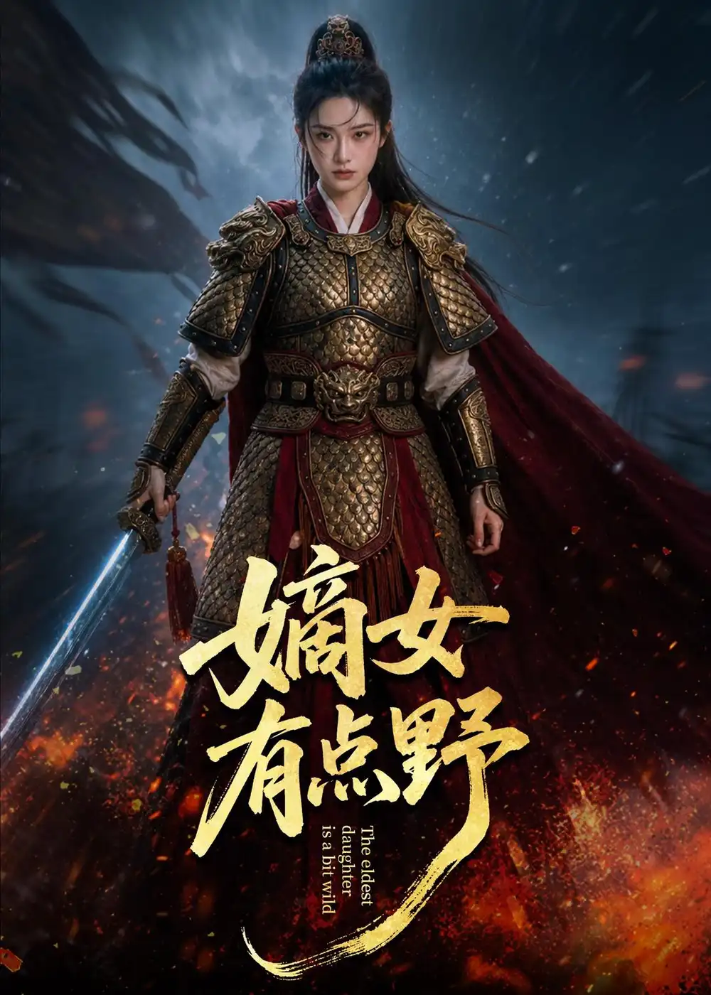 《嫡女有点野（61集）（夸克网盘）》短剧封面