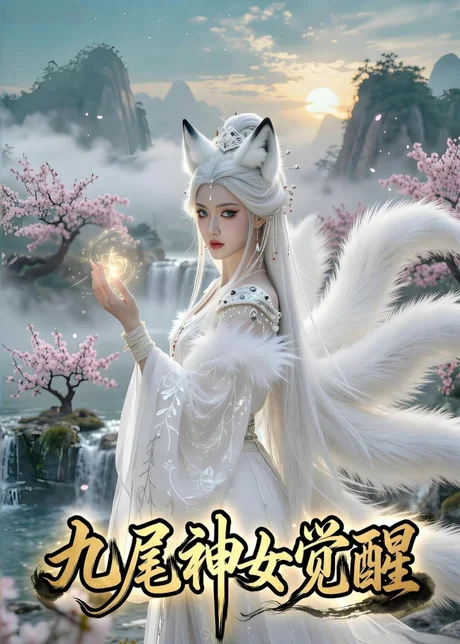 《九尾神女觉醒（60集）Ai短剧（百度网盘）》短剧封面