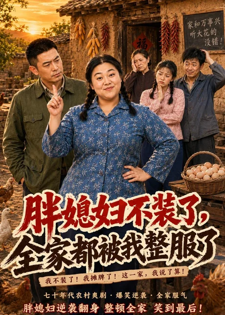 《胖媳妇不装了，全家都被我整服了（50集）（百度网盘）》短剧封面