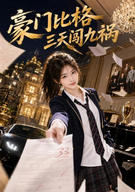 《豪门比格三天闯九祸（60集）（夸克网盘）》短剧封面