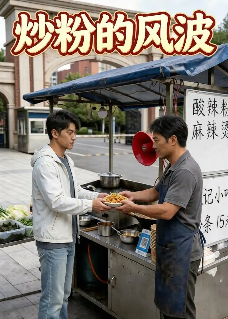《炒粉的风波（34集）Ai短剧（夸克网盘）》短剧封面
