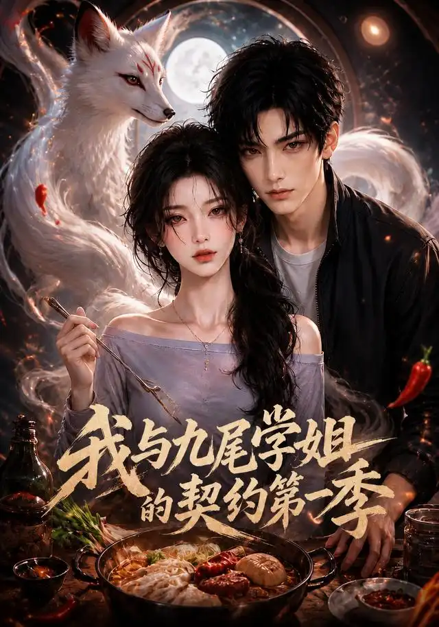 《我与九尾学姐的契约第一季（80集）（夸克网盘）》短剧封面
