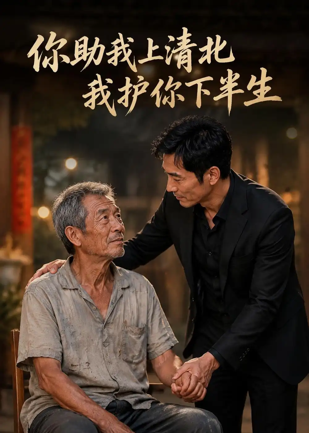 《你资助我上清北,我护你下半生(46集)AI短剧(夸克网盘)》短剧封面