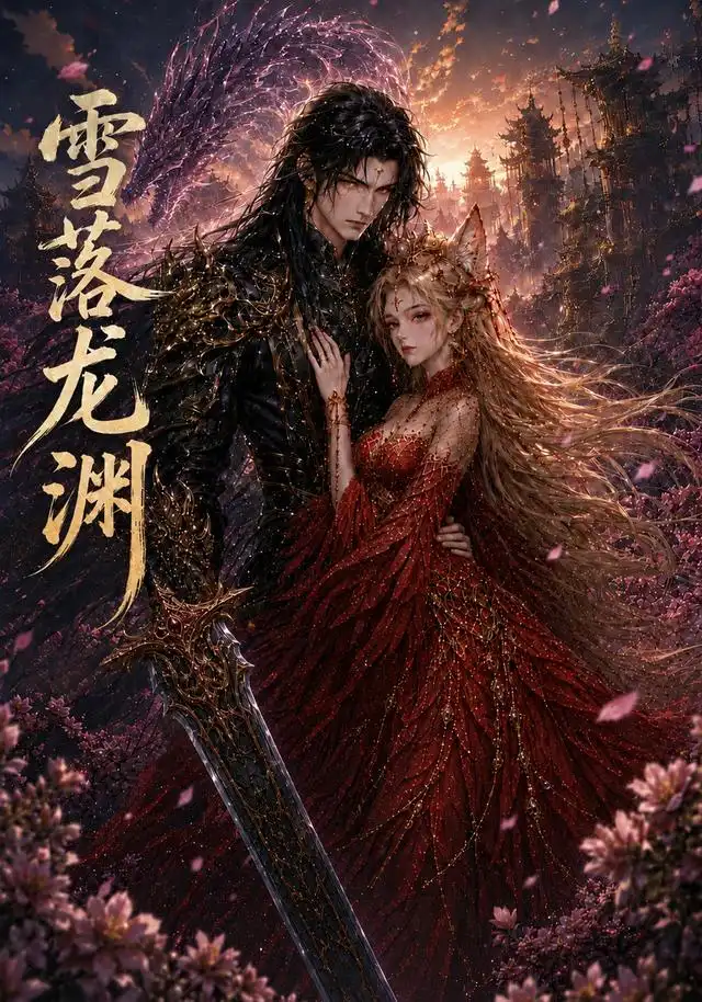 《雪落龙渊（80集）（夸克网盘）》短剧封面
