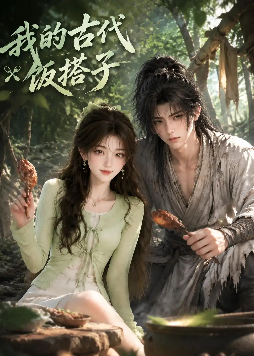 《我的古代饭搭子(101集)(夸克网盘)》短剧封面