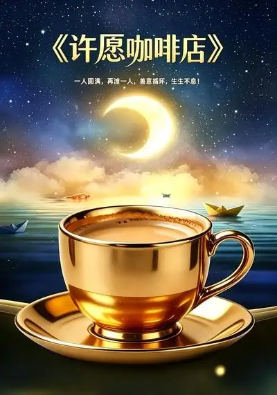《许愿咖啡馆(13集)AI短剧 (2026)》短剧封面