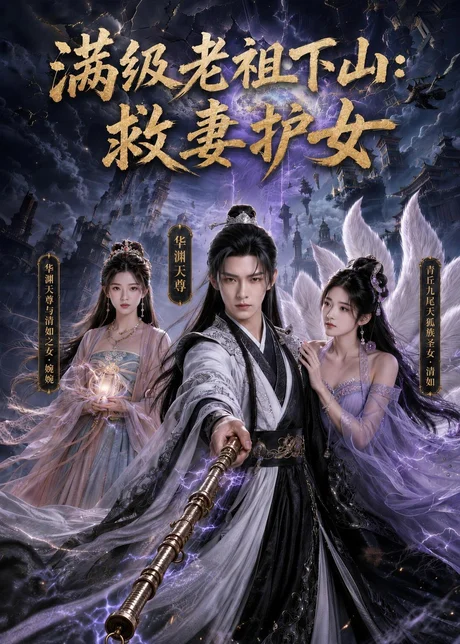 《满级老祖下山：救妻护女（81集）（百度网盘）》短剧封面