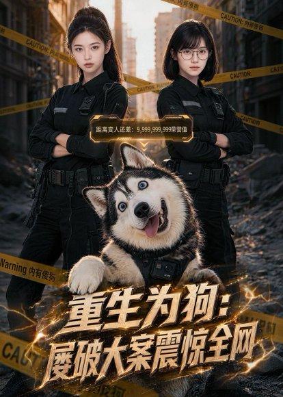 重生为狗：屡破大案震惊全网（73集）AI短剧（百度网盘）封面