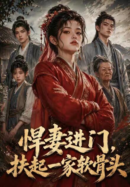 《悍妻进门，扶起一家软骨头（90集）（夸克网盘）》短剧封面
