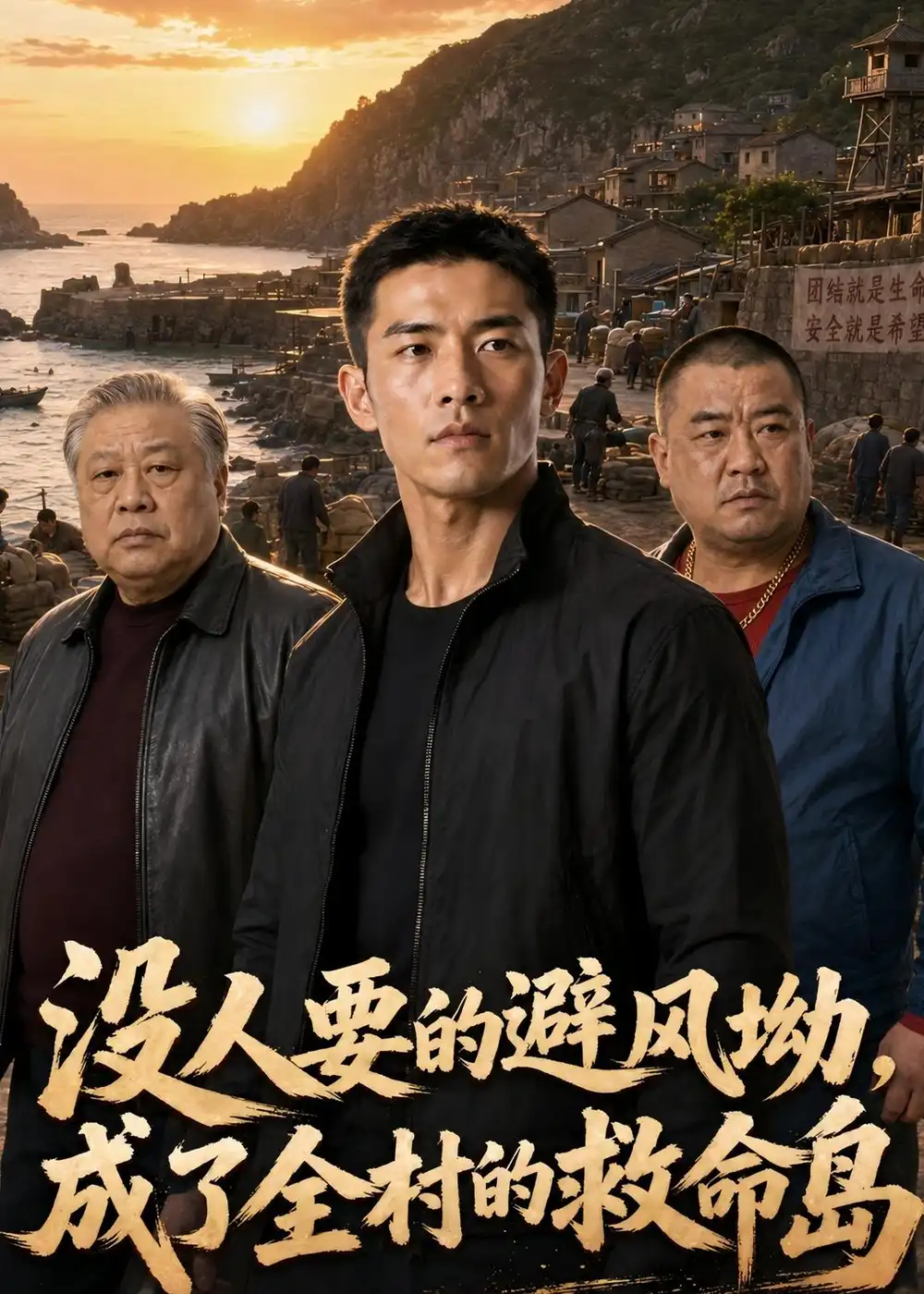 《没人要的避风坳，成了全村的救命岛（56集）AI短剧（夸克网盘）》短剧封面