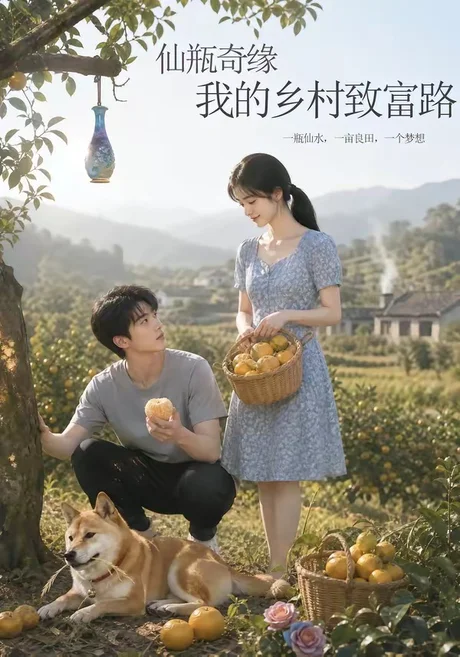 《仙瓶奇缘：我的乡村致富路（121集）（夸克网盘）》短剧封面