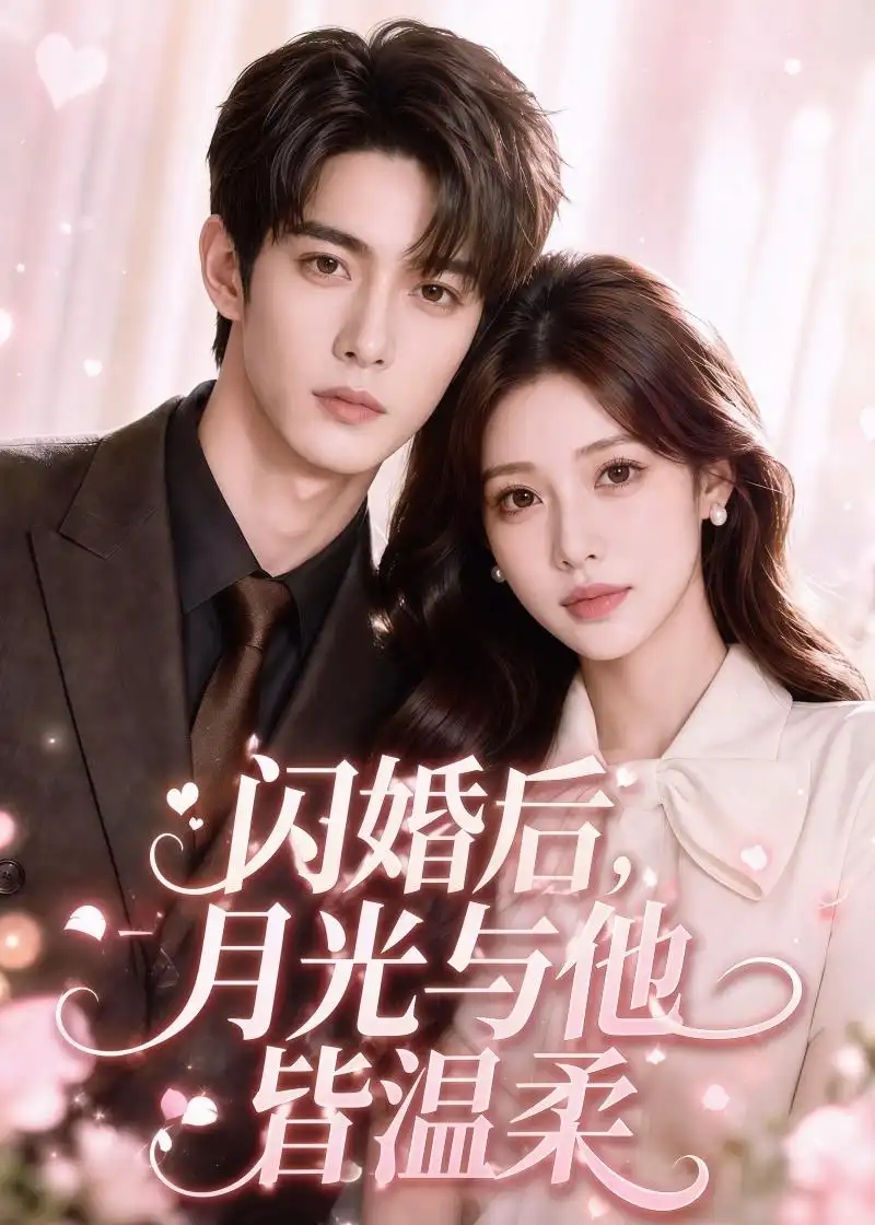 《闪婚后，月光与他皆温柔（98集）（夸克网盘）》短剧封面