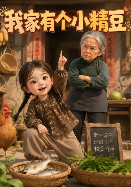 《我家有个小精豆(60集)(夸克网盘)》短剧封面