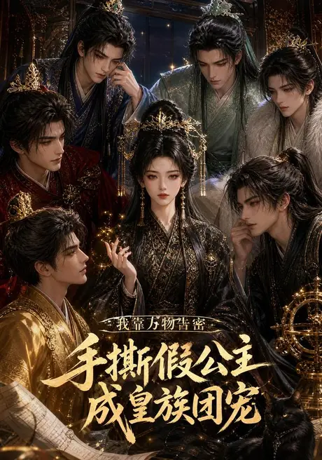 《我靠万物告密，手撕假公主成皇族团宠（99集）（夸克网盘）》短剧封面