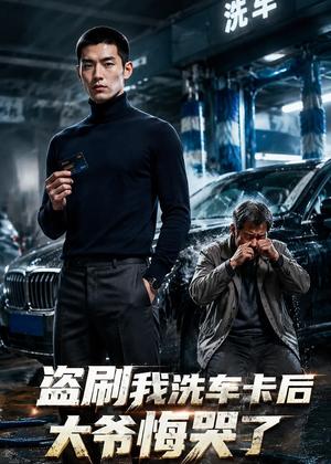 盗刷我洗车卡后，大爷悔哭了（29集）AI短剧（夸克网盘）封面