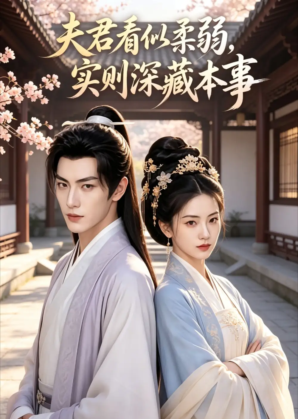 《夫君看似柔弱，实则深藏本事（31集）AI短剧 (2026)》短剧封面