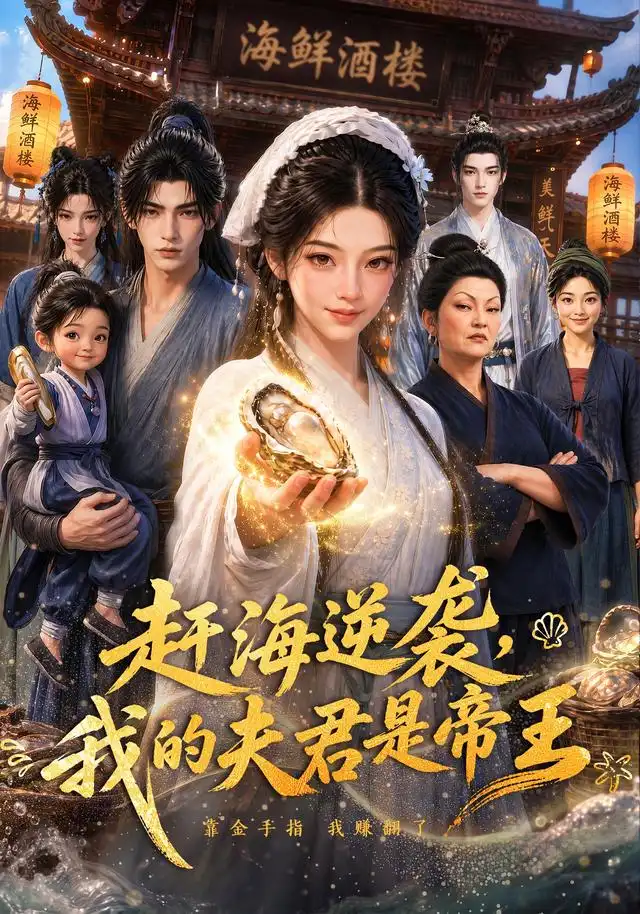 《赶海逆袭，我的夫君是帝王（69集）（夸克网盘）》短剧封面