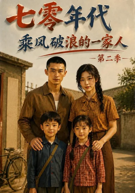 《七零年代，乘风破浪的一家人第二季（163集）AI短剧 (2026)》短剧封面