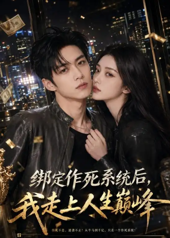 《绑定作死系统后，我走上人生巅峰（65集）（夸克网盘）》短剧封面