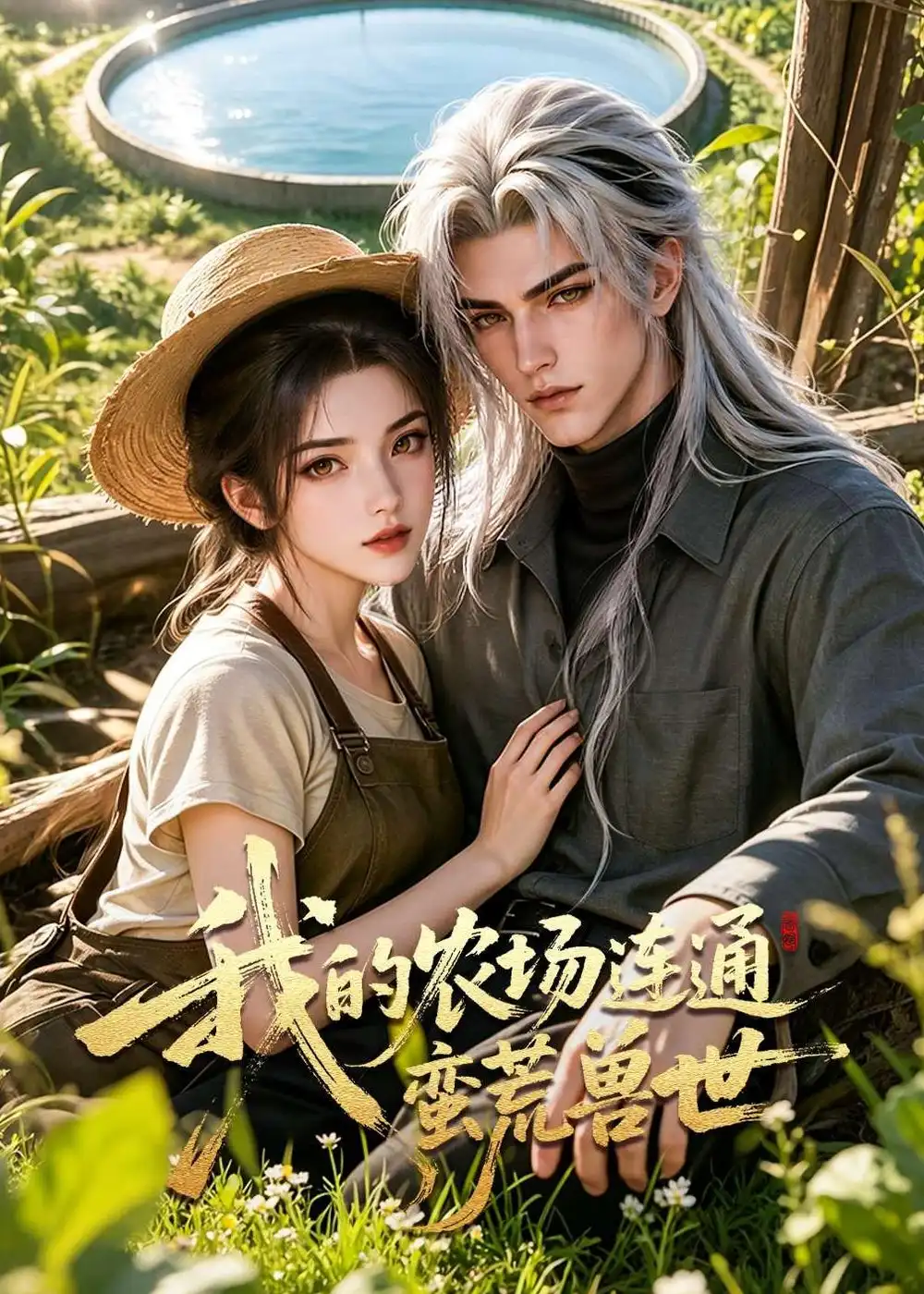 《我的农场连通蛮荒兽世（70集）（夸克网盘）》短剧封面