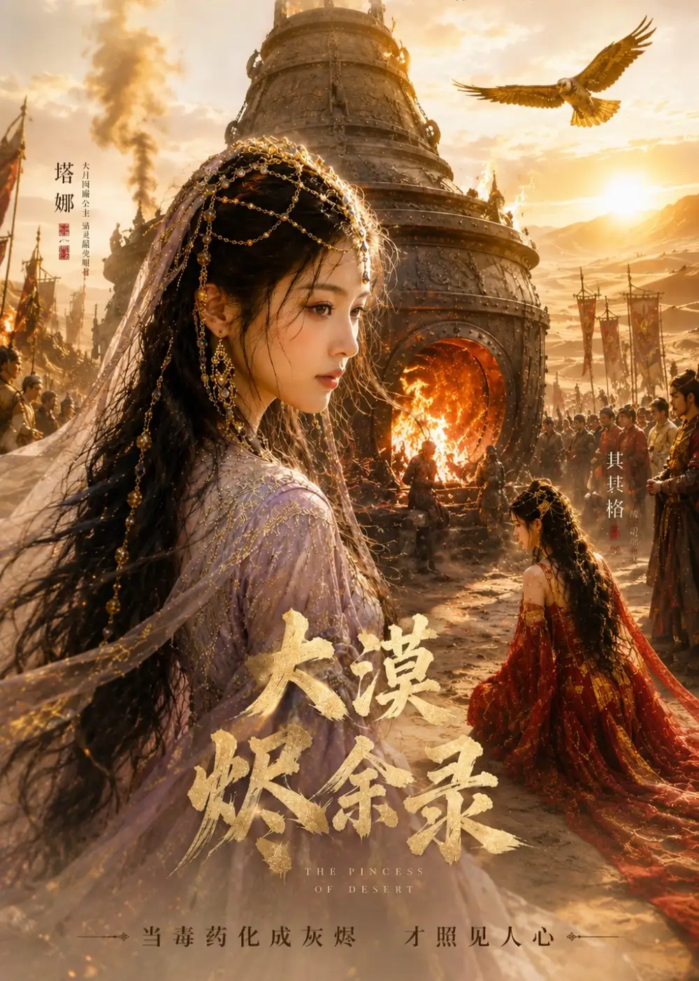 《大漠烬余录（25集）AI短剧 (2026)》短剧封面