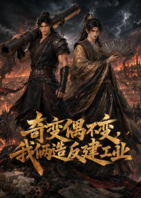 《奇变偶不变，我俩造反建工业（51集）（百度网盘）》短剧封面