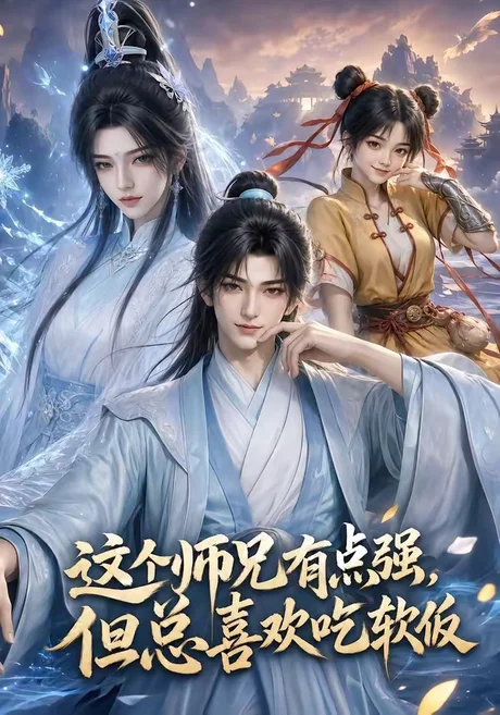 《这个师兄有点强，但总喜欢吃软饭（101集）（夸克网盘）》短剧封面