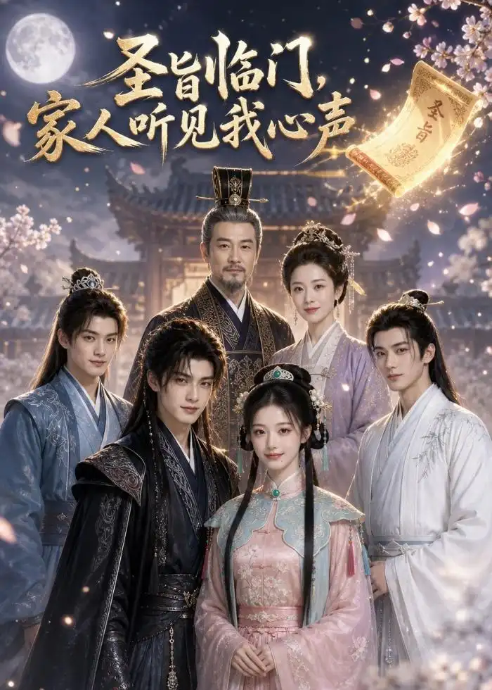 《圣旨临门，家人听见我心声（58集）AI短剧（夸克网盘）》短剧封面